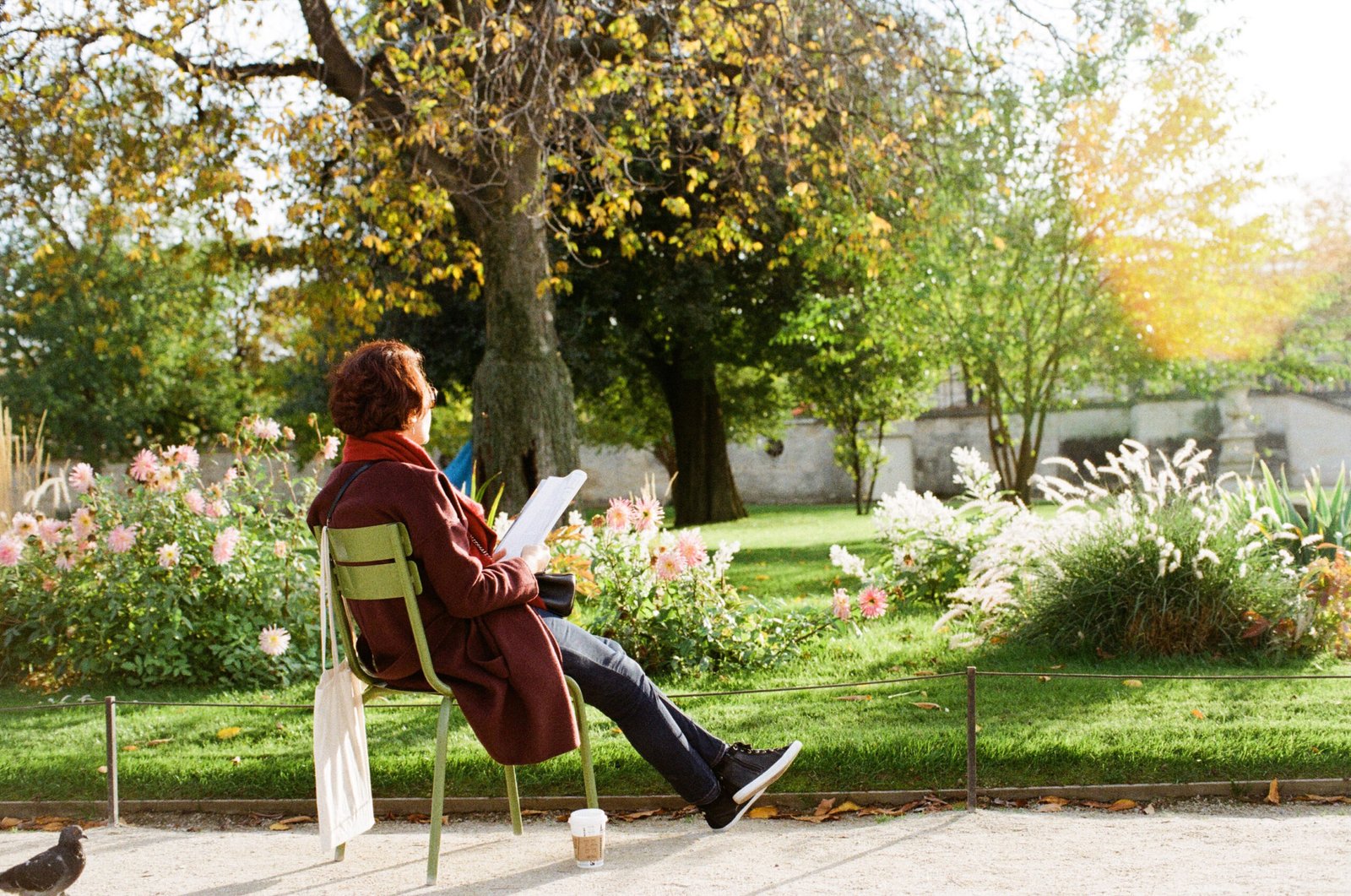 woman reading